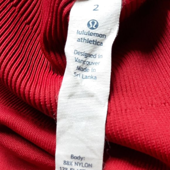 Lululemon Tights Red Size 2 - Picture 4 of 4